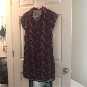 Never worn lobster print dress